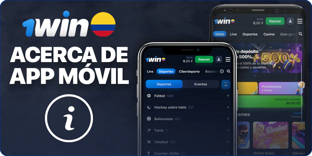 Acerca de la app 1Win para Android e iOS
